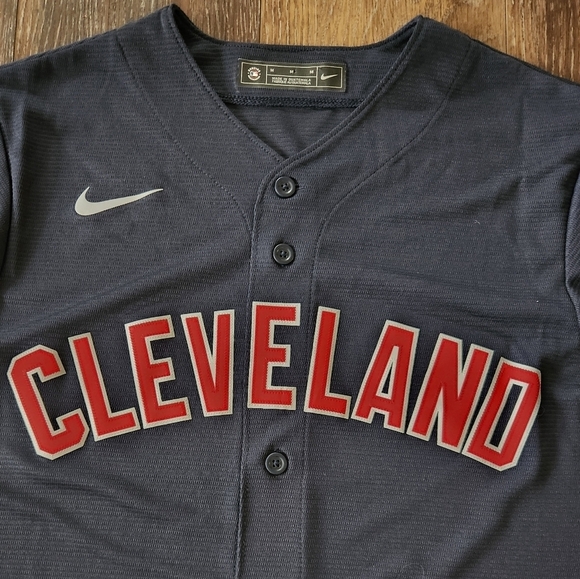 Nike MLB Cleveland Baseball Jersey Size Medium NWT - Picture 4 of 11